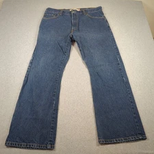 Levis Jeans Mens 38x30 (Actual 37x30) Blue 517 Bootcut Cowboy Rodeo Western Y2K