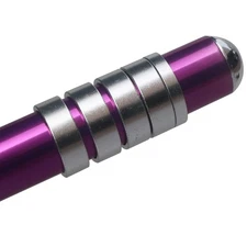 5pcs Anodized Aluminum Bike Stem Spacer 1" Threadless, Silver, GANOPPER® Superb