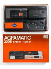 Agfa Agfamatic 2008 Pocket Sensor + Agfamatic Pocket Lux 234 Blitz Set OVP 70er