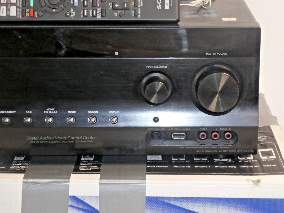 Sony STR-DN1030 7.2 HDMI WLAN AV-Receiver Schwarz in OVP, 2 Jahre Garantie - Bild 3 von 4