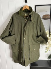 Hoggs of Fife Men's Shooting Jacket Medium field pro tweed wool Field Overcoat
