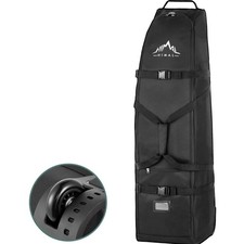 Soft-Sided Golf Travel Bag with Wheels - Heavy Duty 600D Polyester Oxford Wea...