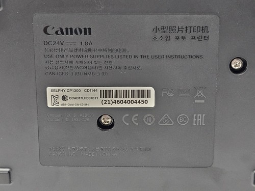Canon SELPHY CP1300 Compact Wireless Photo Printer Black w/ Travel Case Wi-Fi - 第 12/18 張圖片