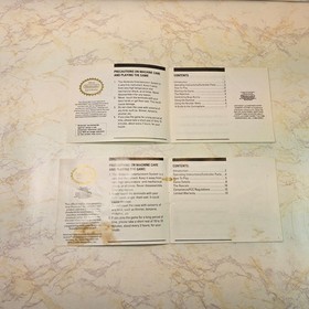 Bugs Bunny Set Birthday Blowout and Crazy Castle Nintendo NES Manuals Original