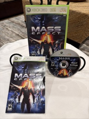 Mass Effect (Microsoft Xbox 360, 2007) CIB! Complete W/ Manual! Works!