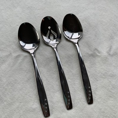 Lot of 3 Rogers Cutlery IS LAWNCREST Stainless Serveware