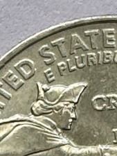 2021 P Washington Crossing The Delaware Quarter Crown Die Chip Error Coin N 432