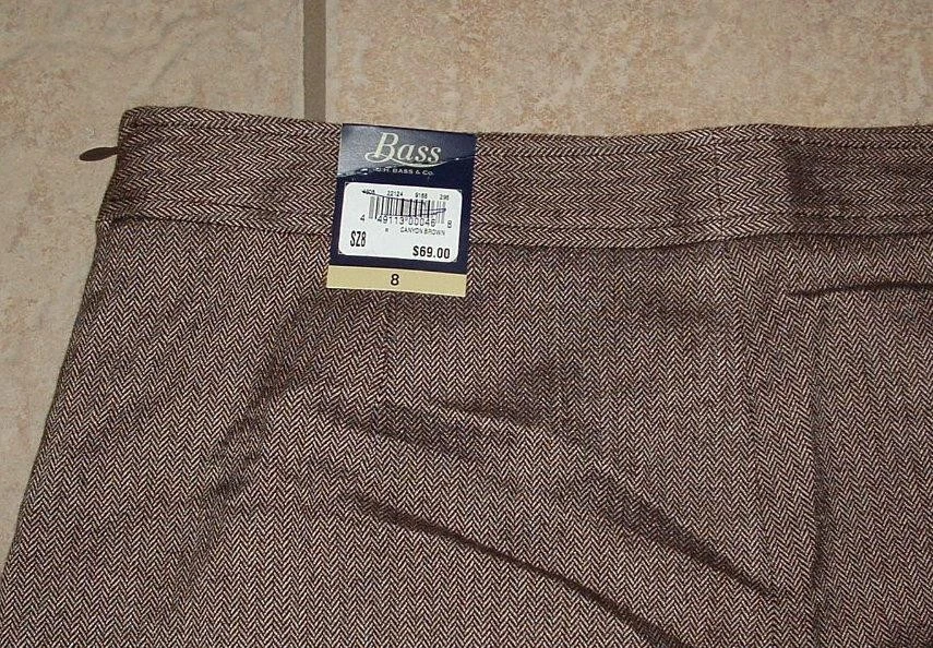 NUEVO NUEVO CON ETIQUETAS Marrón Oscuro Espiga Talla 8 Iglesia Oficina Forrada Línea A Falda Plisados BAJO Foto 4 de 4