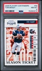 2006 PLAYOFF CONTENDERS #59 TOM BRADY PSA 8