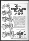 1947 Canadian Massey Harris ad Pony,  20, 30, 44 & 55 Tractors