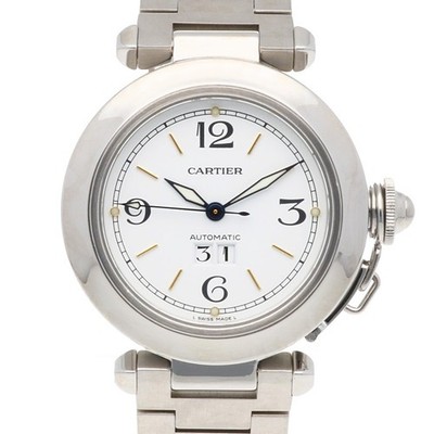 CARTIER Pasha C Big Date Watches 2475 Stainless Steel Overhauled used