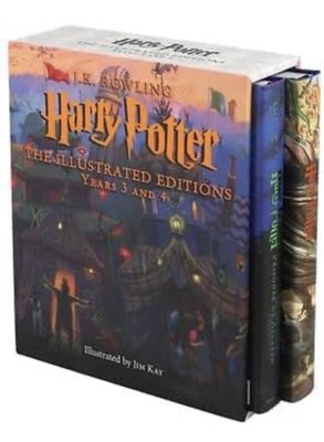 Harry Potter Illustrated Editions Box Set New Prisoner of Azkaban Goblet of Fire