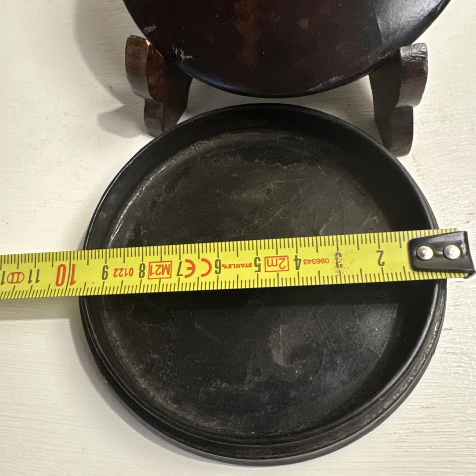 Antique Hand Painted Portrait Ottoman Sultan Papier Mache Snuff Patch Box C.1830 - Image 3 of 4