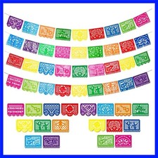 4 Packs 60 Ft Cinco De Mayo Banner Mexican Fiesta Party Decor  Papel Picado ...