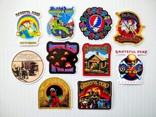 Grateful Dead Sticker Pack 1 10 Hippie Psychedelic Rock Casey Jones Truckin
