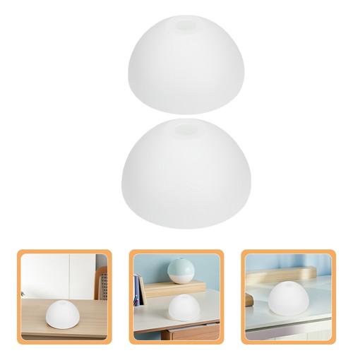 2 Pcs Mushroom Shade Bedroom Lampshade Light Replacement Plastic