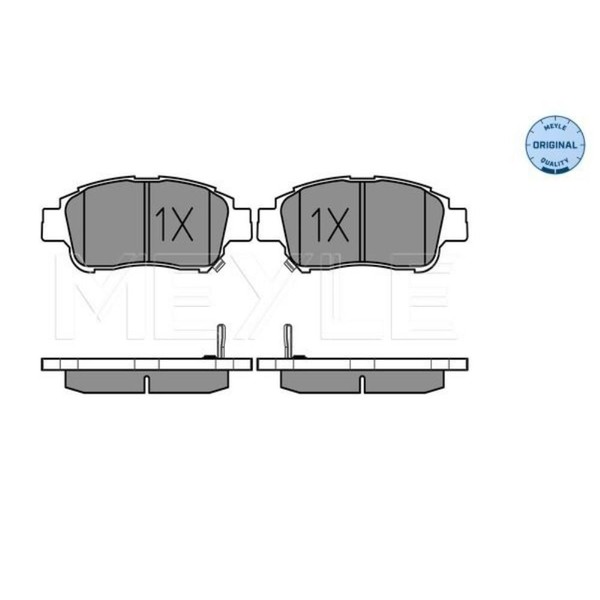 Meyle BremsbeläGe Bremsbelegsatz Vorne System Akebono FüR Toyota Yaris-image