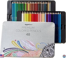 Vibrant 48-Count Colored Pencils - Premium Soft Core for Coloring & Drawing