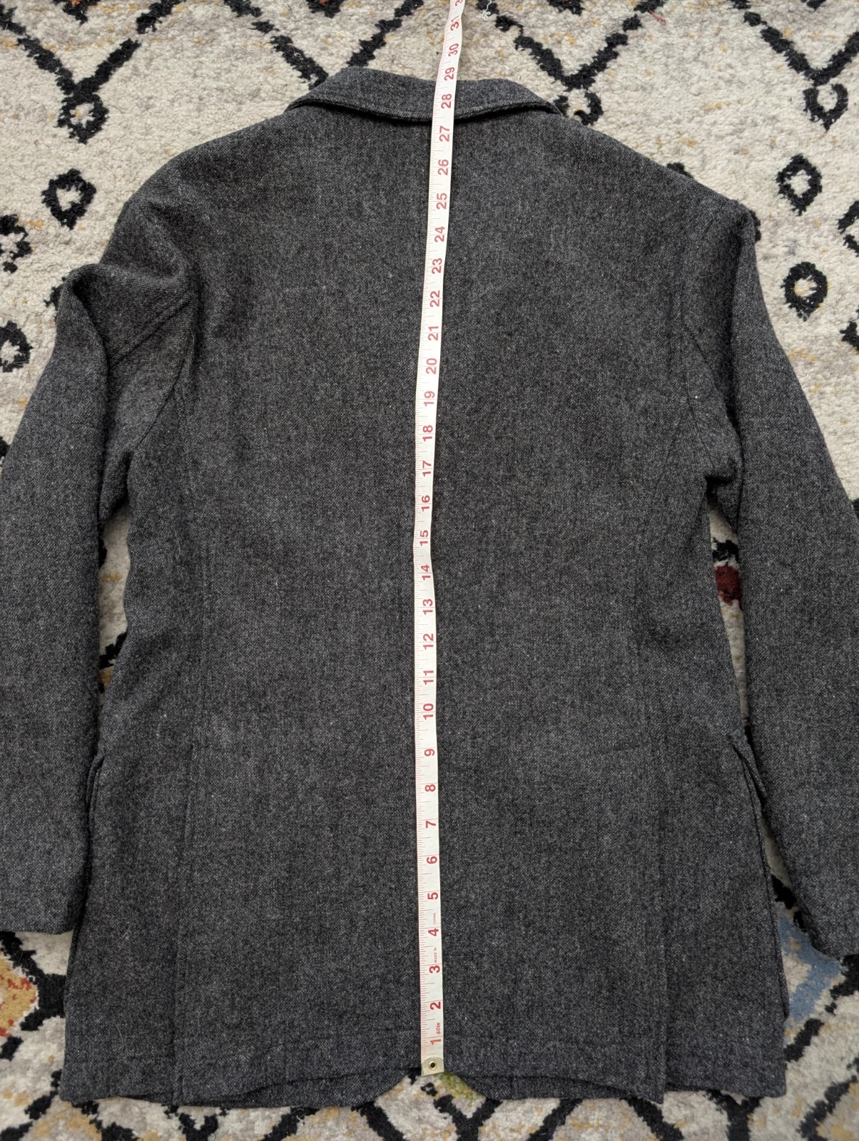 Engineered Garments Baker Jacket, Gray Wool, XS/X… - image 7