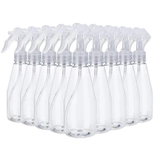 9 Pieces Plastic Spray Bottle, Empty Small 7oz/200ml Clear Spray Bottles, Fin...