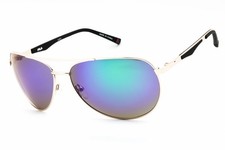FILA SF9487 0GLD Gold/Blue Mirror 65-14-145 Sunglasses New Authentic