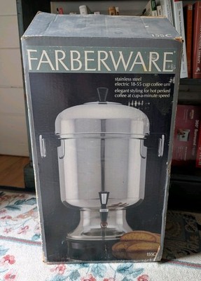 Farberware 155C Stainless Steel Electric 18-55 Cup Coffee Urn! The Undertaker!
