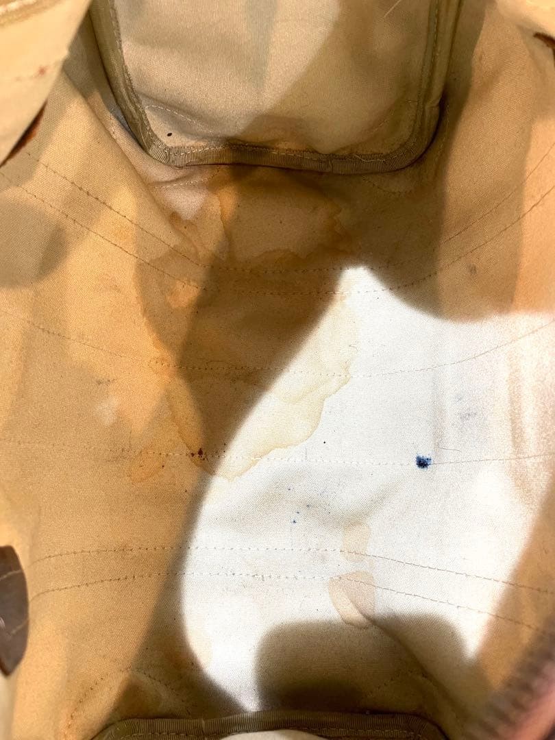 Gucci Old Gucci Sherry Line Boston Bag Beige Brown GG Canvas Italy Authentic thumbnail 10