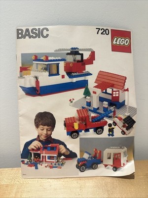 LEGO Basic: Basic Building Set BOOKLET MANUAL INSTRUCTIONS only No Bricks 720