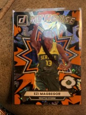 2025 Donruss WNBA #9 Ezi Magbegor My House Orange Fireworks /75 Seattle Storm