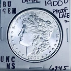 1900 O BU GEM MORGAN SILVER DOLLAR UNC MS+++ U.S. MINT RARE COIN 6945