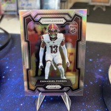 Emmanuel Forbes 2023 Panini Prizm - Silver Prizm #399 (RC) - Commanders / Rams