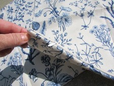 Pair 2 Spring Beige Blue Flower Butterfly Pillow Covers Couch Sofa Zip 18"