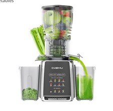 Cold Press Juicer, 5.8" Wide Feed Chute, Slow Masticating For Whole Fruits, Veg