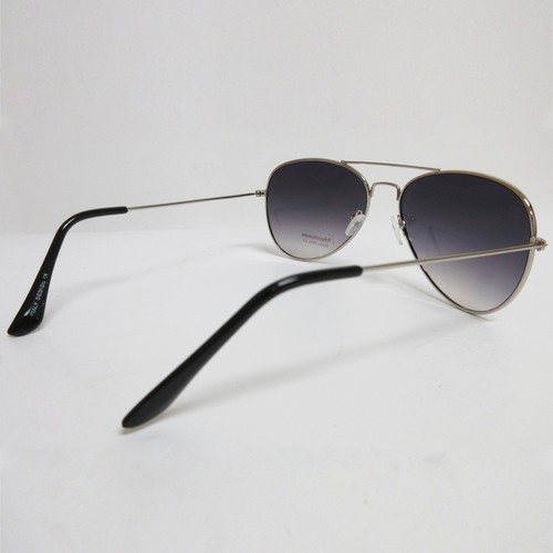 Pilot Sunglasses Retro Vintage Black Lens Police Classic Metal Frame Shades New - 第 2/6 張圖片
