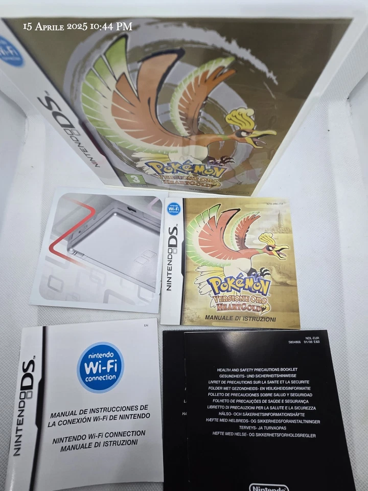 Pokemon Goldene Edition HeartGold | Nintendo DS 2010 Mit mit Box und Manual - Immagine 2 di 4