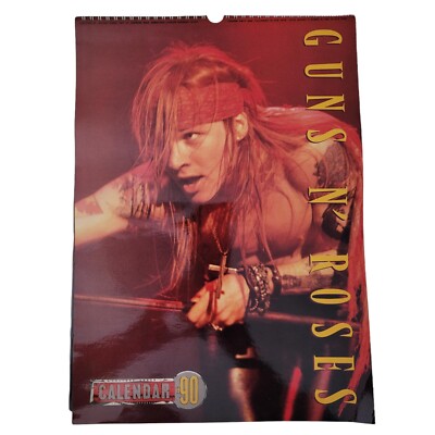 文房具・事務用品 Guns N' Roses 1990 カレンダー