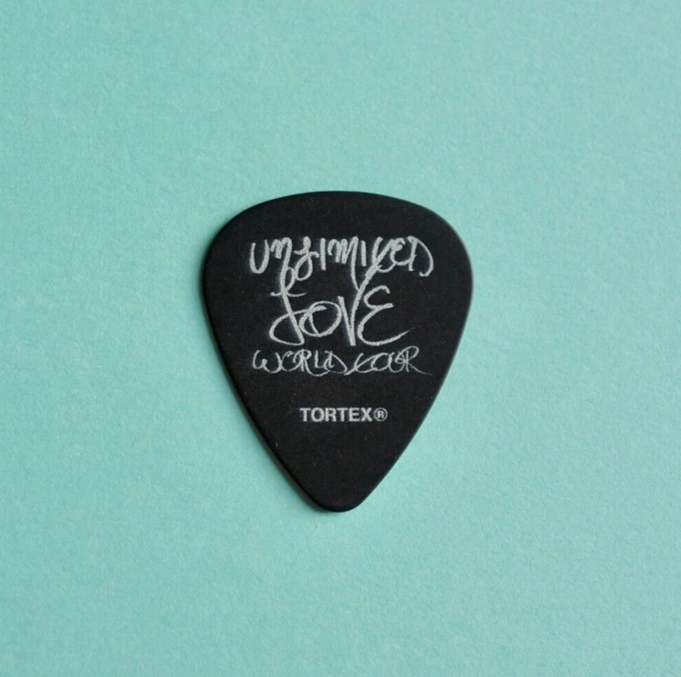 RARE Red Hot Chili Peppers John Frusciante Guitar Pick 2022 Black x Red