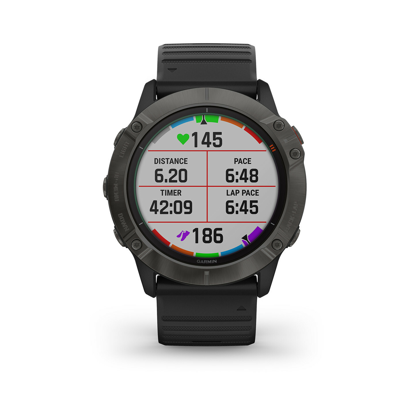 Garmin Fenix 6X Pro 51mm Titanium Carbon Gray Solar GPS Multisport Watch -  (0100215721) for sale online | eBay