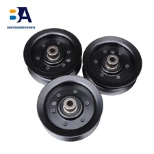AfterMarket 3x Flat Idler Pulley for Exmark Toro 50 54 inch Deck Quest E-Series