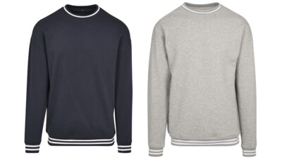 Build Your Brand Herren Sweatshirt Pullover S-5XL Übergrößen
