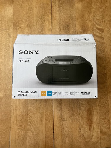 Sony Ghettoblaster CFD S70 CD Kassette FM/AM Personal Audio System Lesen