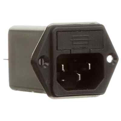 1PC SCHAFFNER EMC INC FN9260-2-06 Power Entry Module, 10A, Twin Fuse, Panel/Scr