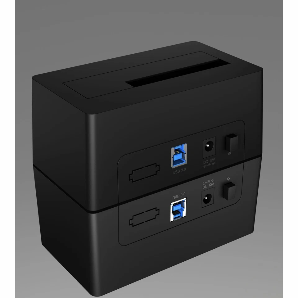 ICY BOX IB-1122-U3 DockingStation für ein 2,5" oder 3,5" SATA HDD 60651 B-Ware - Bild 4 von 4