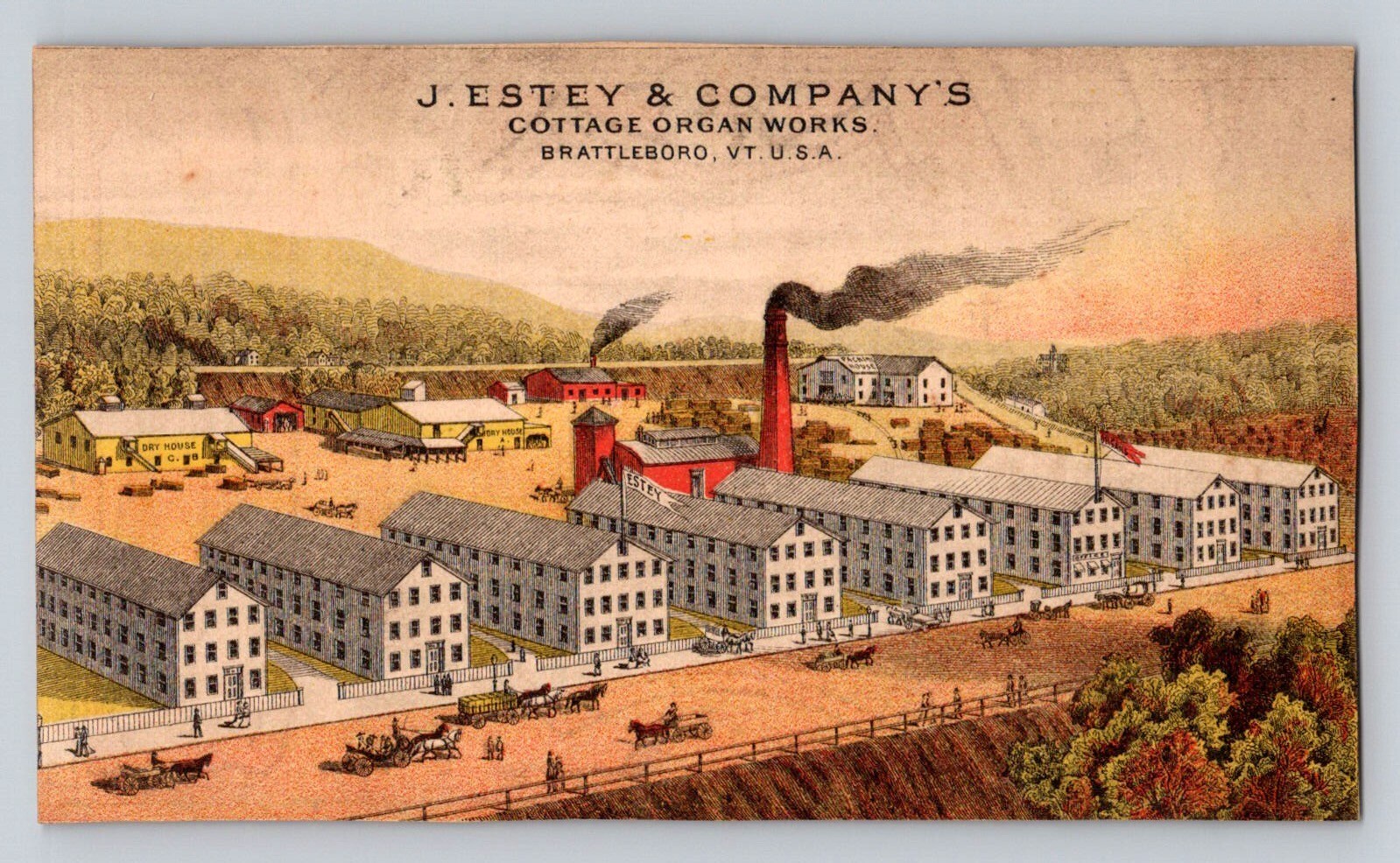 J Estey Cottage Organ Works Brattleboro Vermont P432 eBay