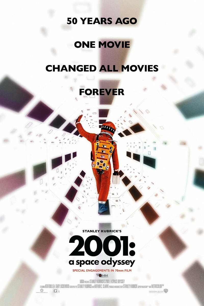 2001 A Space Odyssey (1968) Movie Poster Film Art Canvas Print Poster