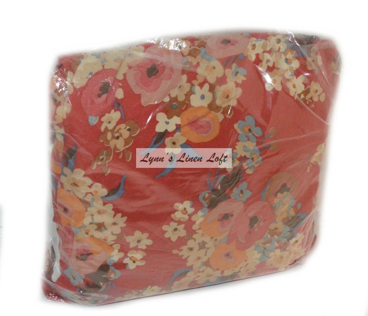 RALPH LAUREN Madeline Red Floral QUEEN BEDSKIRT NEW RARE | eBay