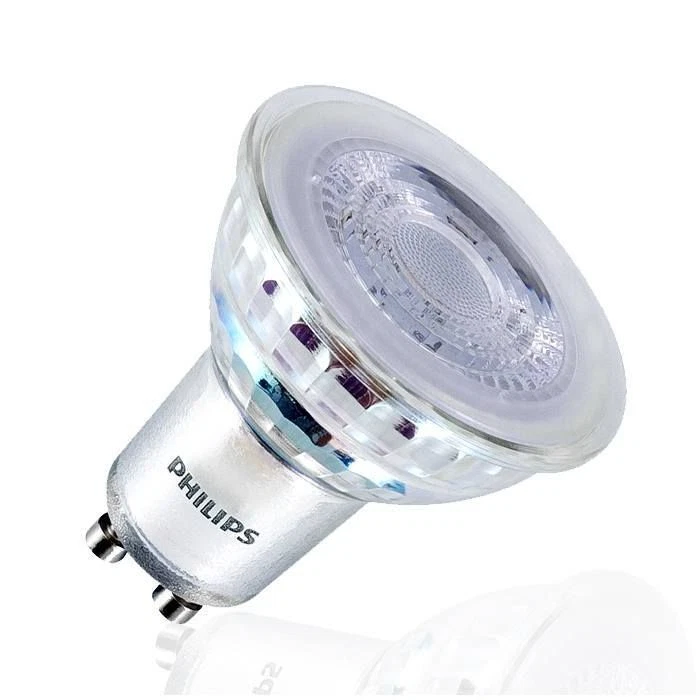 Philips LED GU10 Dim/Non-Dim, 35w, 50w, 65w, 2700K, 3000K, 4000K, 6400K, Bulbs - Image 3 of 4