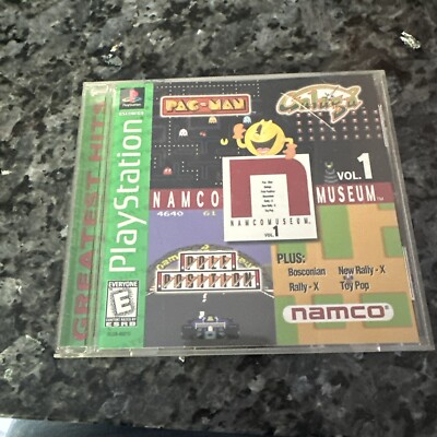 Namco Museum Vol 1 GH + Reg Card PS1 PlayStation 1 Complete CIB