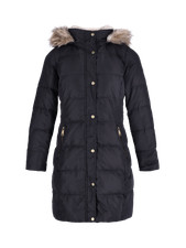 Ralph Lauren Navy Blue Lined Hooded Coat Size S Msrp £660