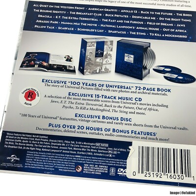 Universal 100th Anniversary LIMITED EDITION 2012 DVD Video